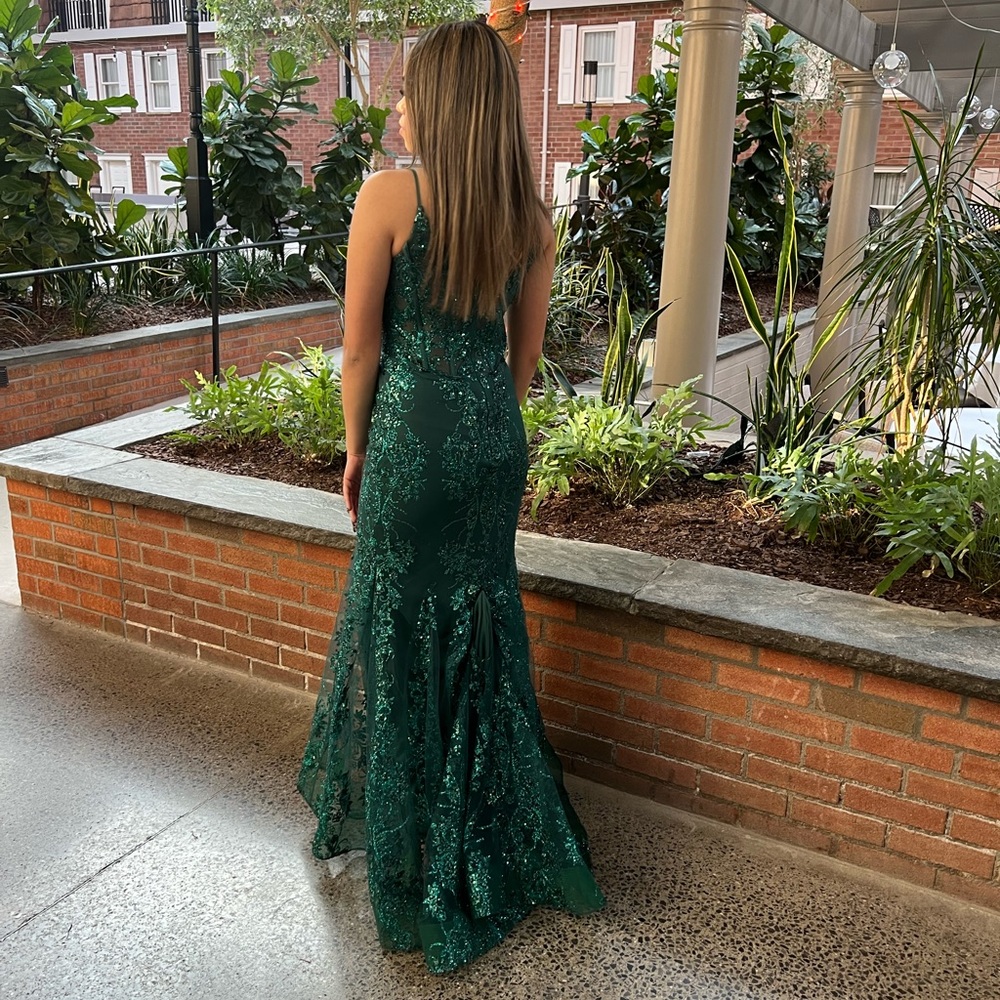 size 4 green mermaid dress